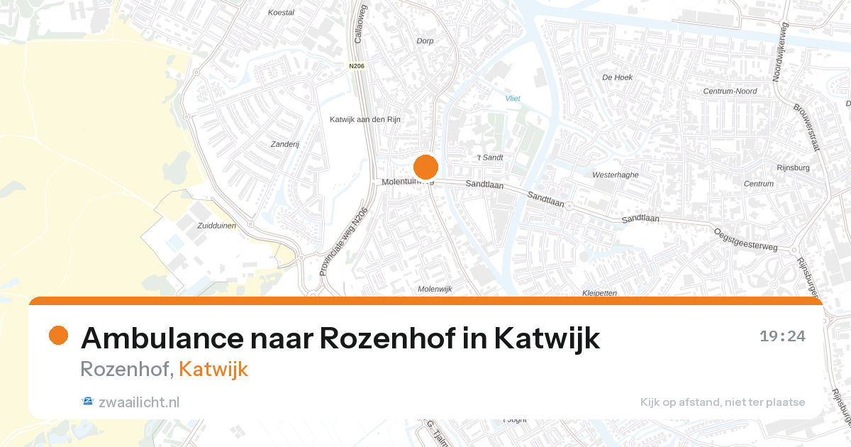 Ambulance naar Rozenhof in Katwijk — 11 mrt 2026