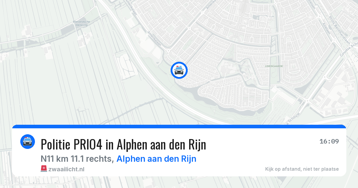 Politie PRIO4 in Alphen aan den Rijn — 25 jun 2026 | 🚨 Zwaailicht.nl