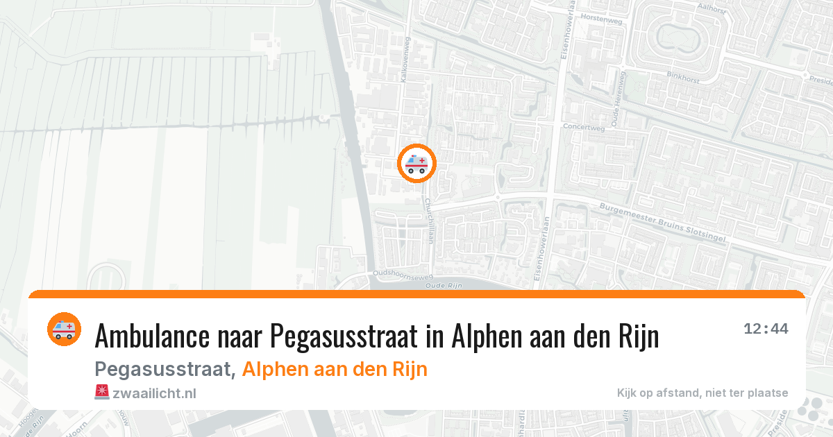 Ambulance naar Pegasusstraat in Alphen aan den Rijn — 1 jul 2026
