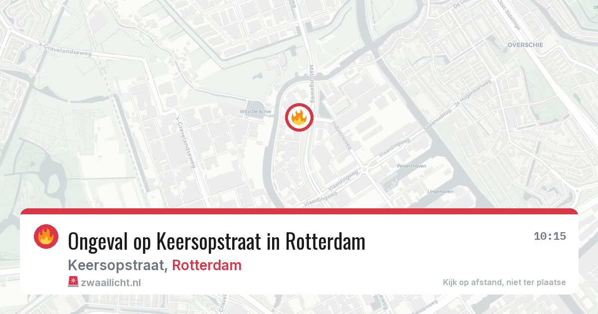 Ongeval op Keersopstraat in Rotterdam — 27 mei 2026