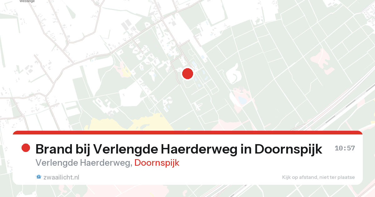 Brand bij Verlengde Haerderweg in Doornspijk — 22 aug 2026