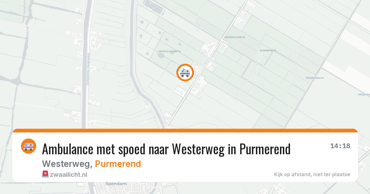 Ambulance met spoed naar Westerweg in Purmerend — 12 feb 2026
