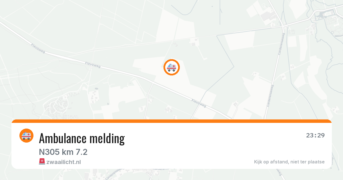 Ambulance melding — 20 jun 2026