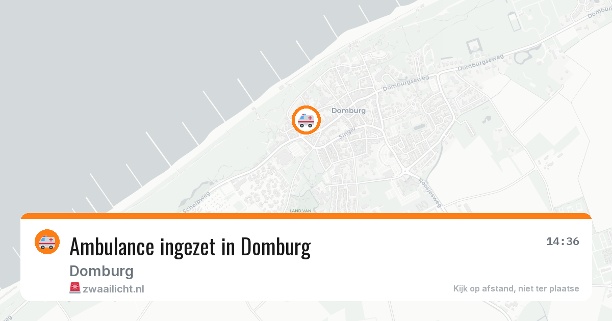 Ambulance ingezet in Domburg — 13 aug 2026