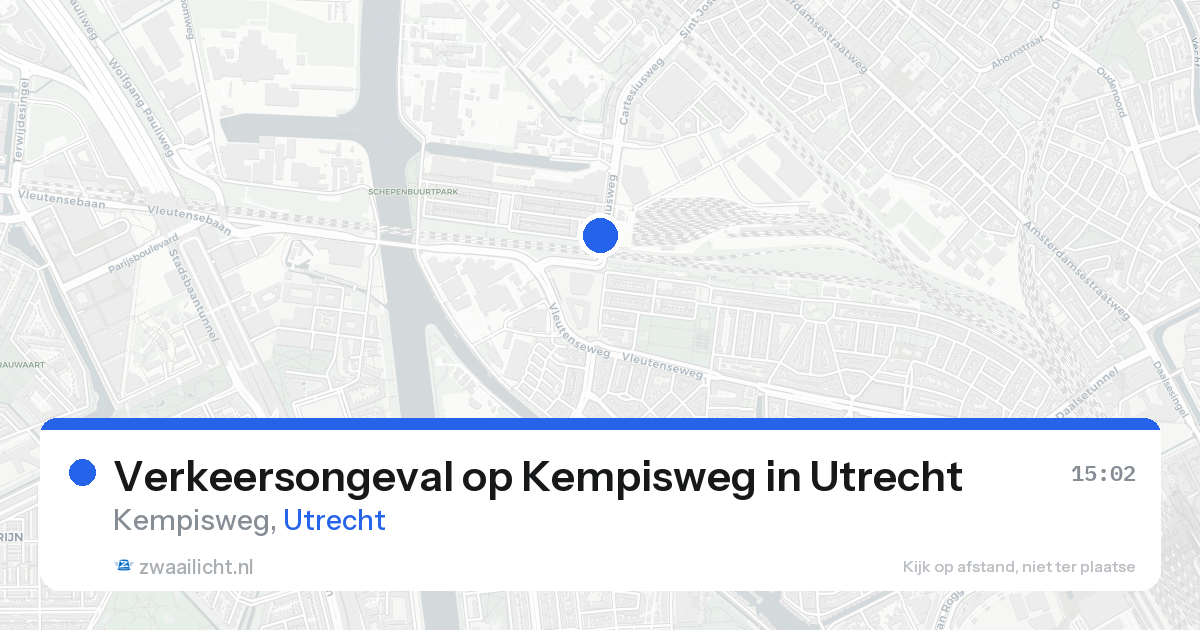Verkeersongeval op Kempisweg in Utrecht — 18 aug 2026