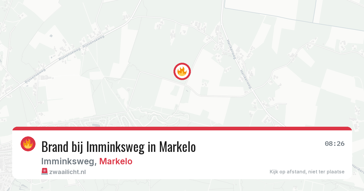 Brand bij Imminksweg in Markelo — 20 jun 2026