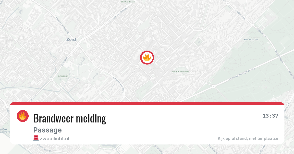 Brandweer melding — 19 mrt 2026