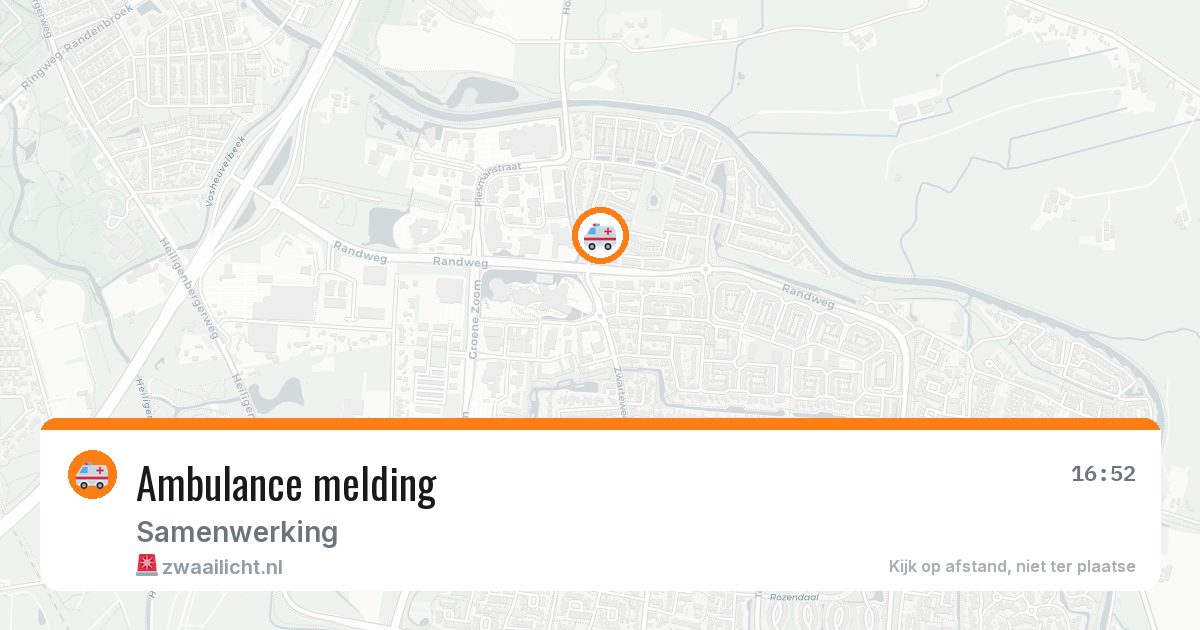 Ambulance melding — 19 mei 2026