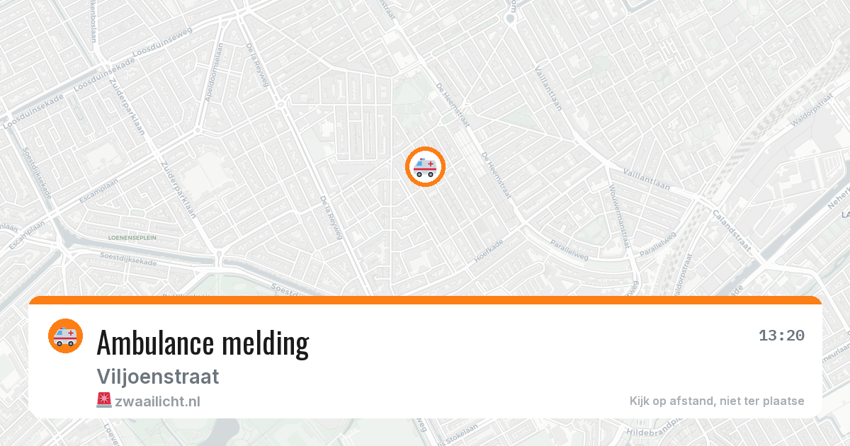 Ambulance melding — 3 jul 2026