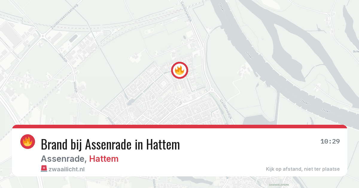 Brand bij Assenrade in Hattem — 20 jun 2026
