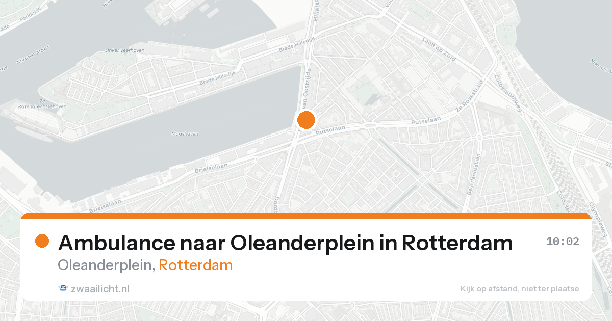 Ambulance naar Oleanderplein in Rotterdam — 4 jul 2026