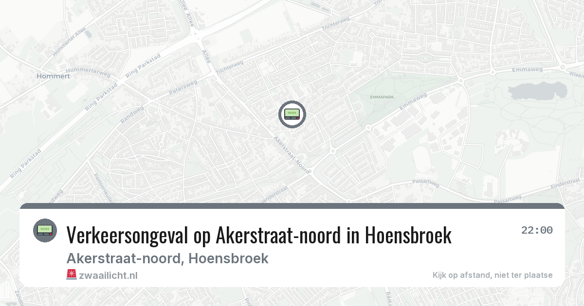Verkeersongeval op Akerstraat-noord in Hoensbroek — 11 aug 2026