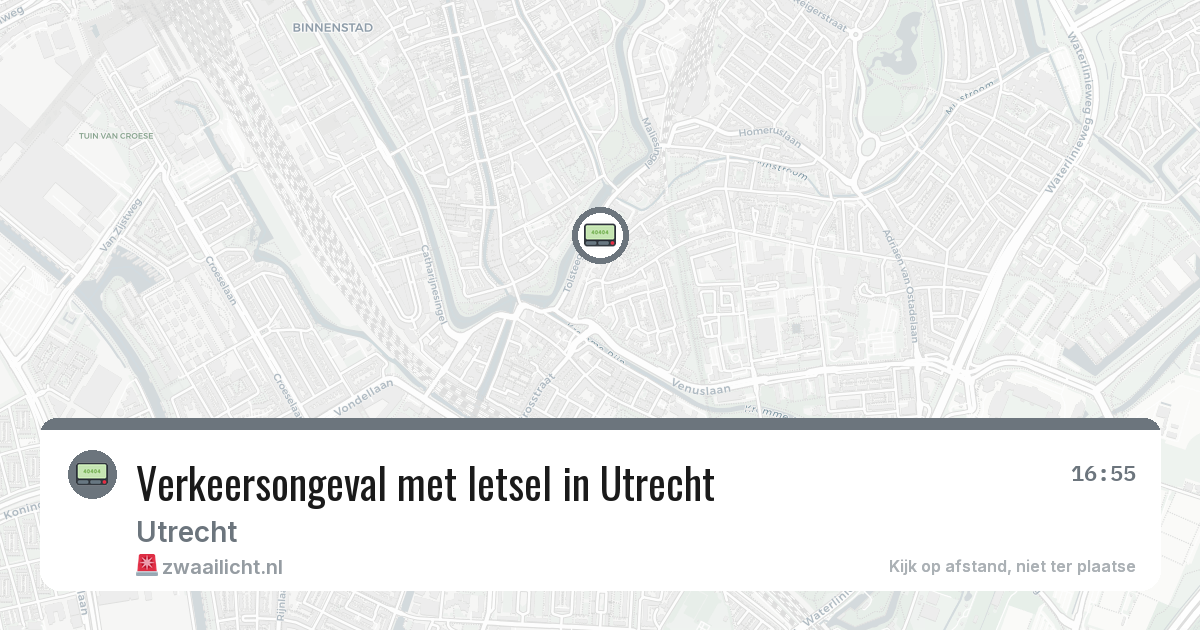 Verkeersongeval met letsel in Utrecht — 12 mrt 2026