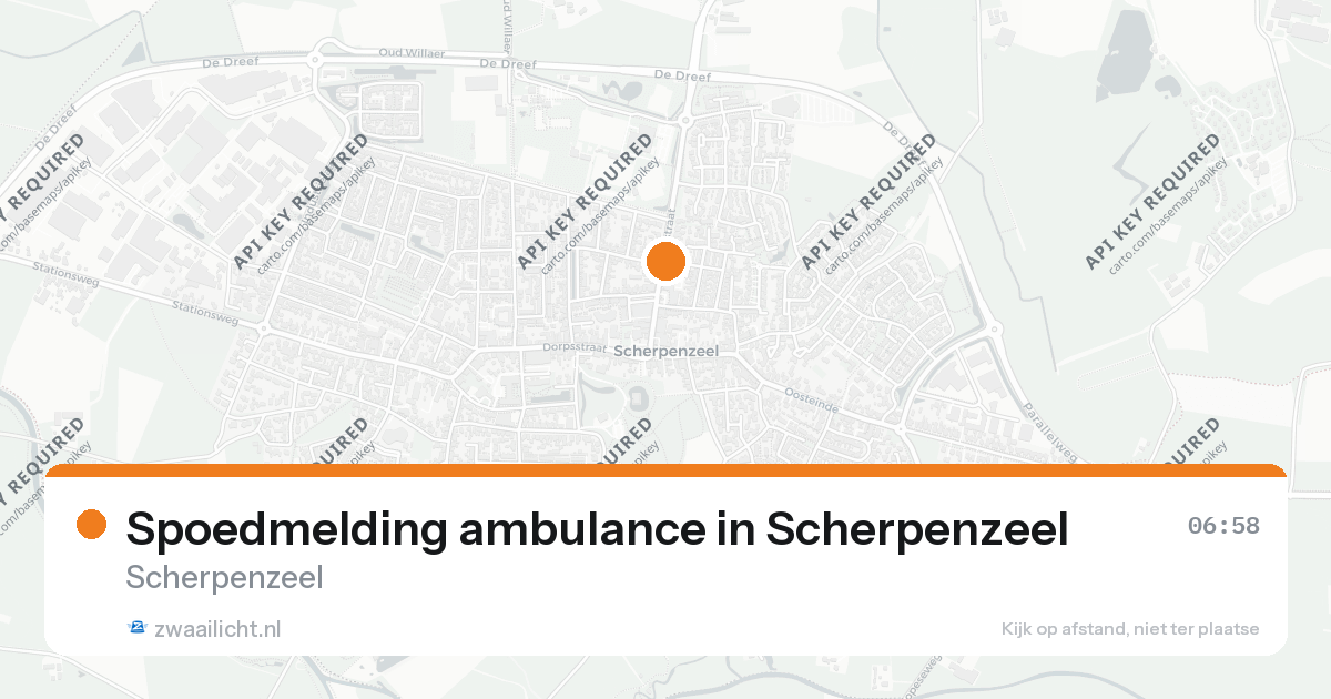 Spoedmelding ambulance in Scherpenzeel — 7 feb 2026