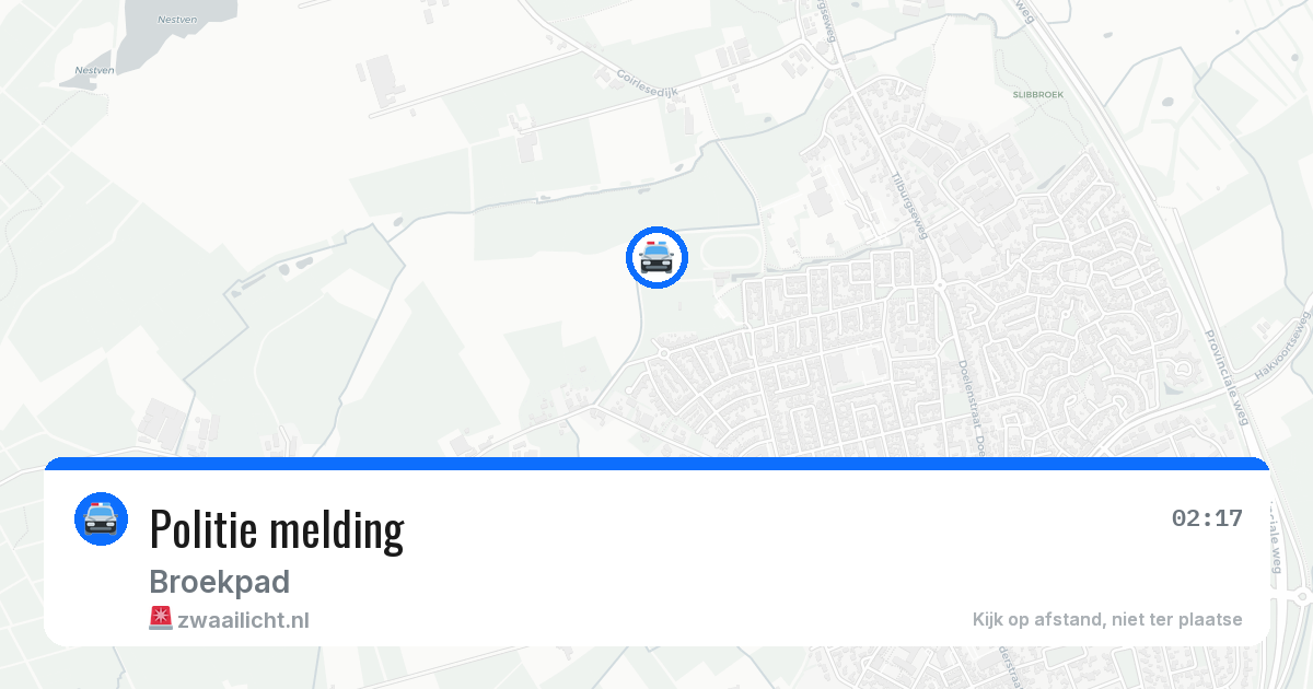 Politie melding — 28 jun 2026