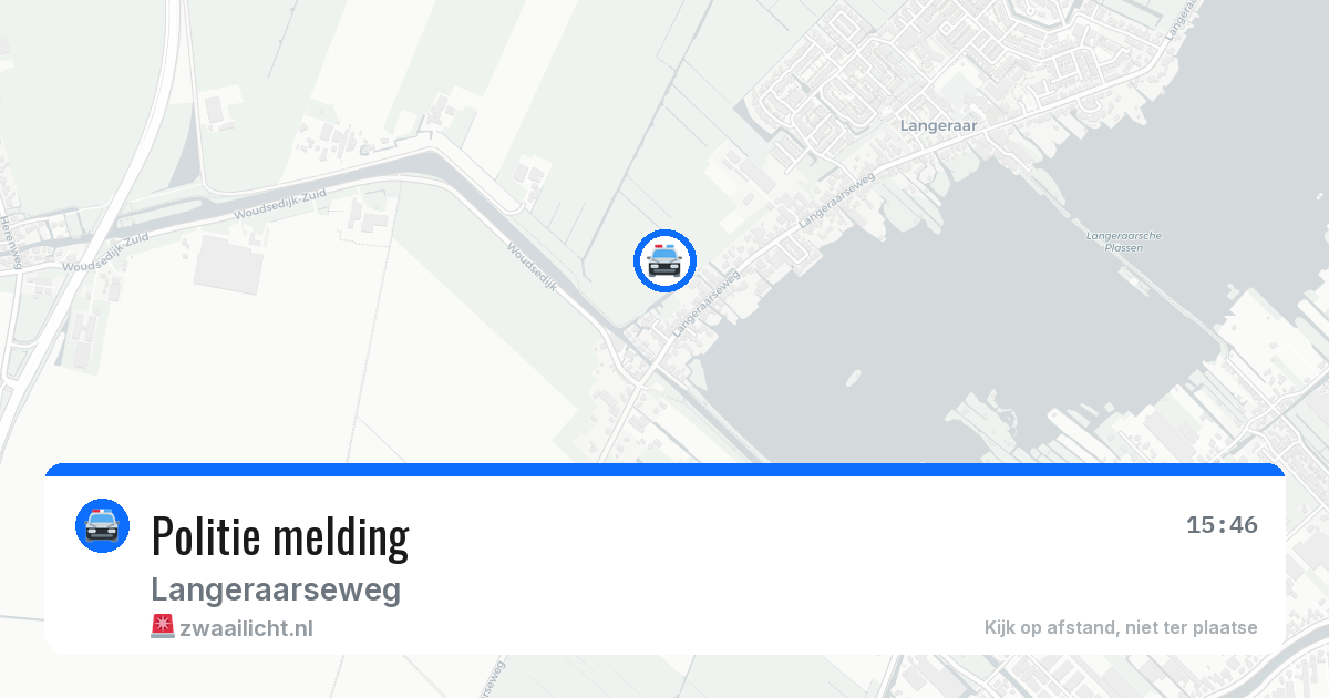 Politie melding — 11 jul 2026