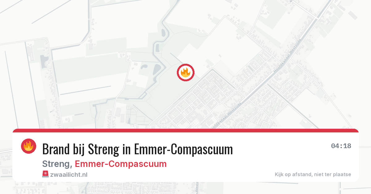 Brand bij Streng in Emmer-Compascuum — 10 jun 2026