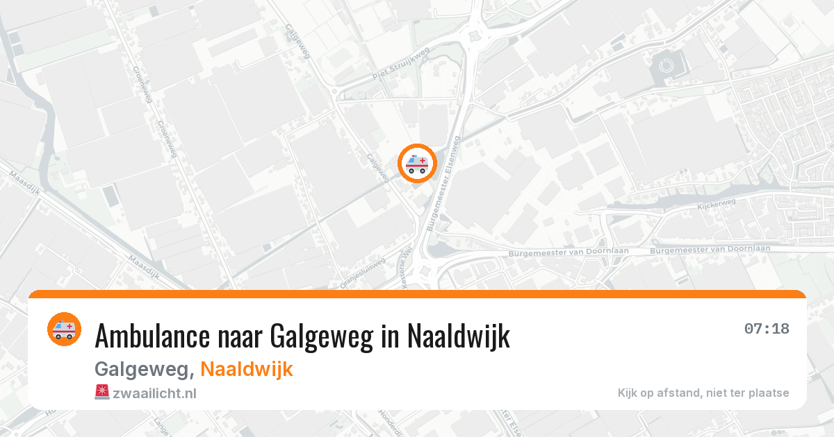Ambulance naar Galgeweg in Naaldwijk — 24 mrt 2026