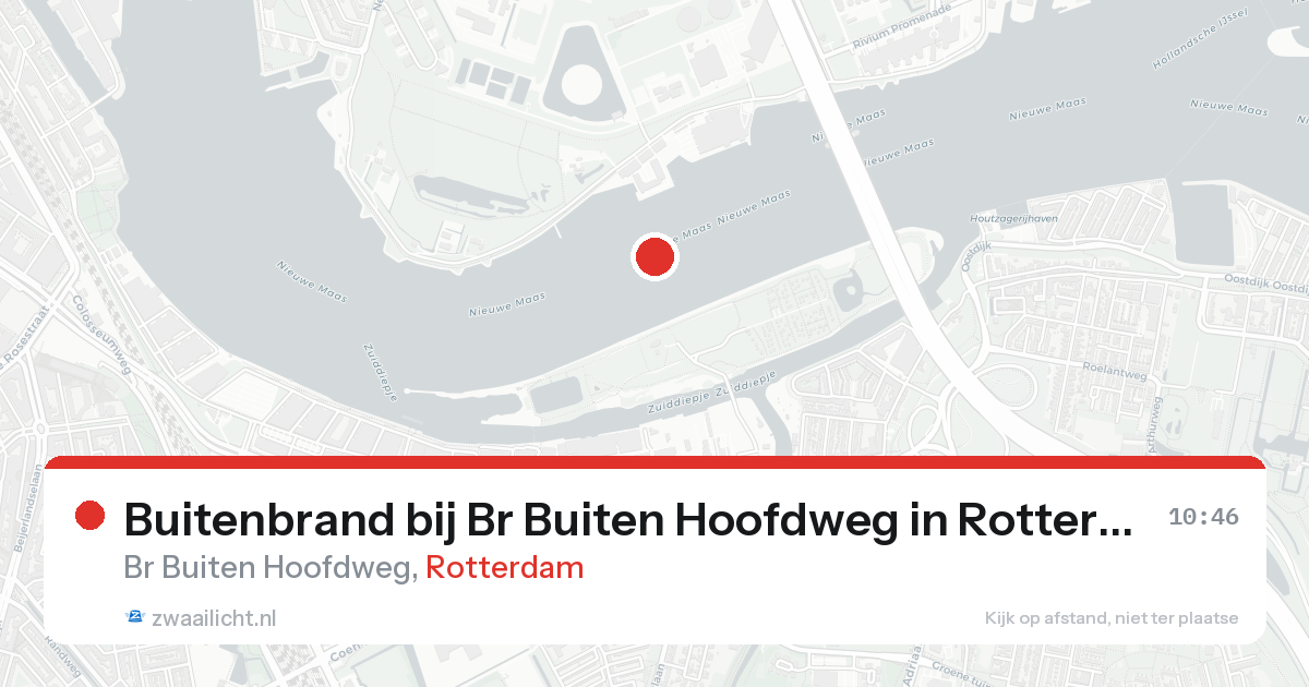 Buitenbrand bij Br Buiten Hoofdweg in Rotterdam — 7 feb 2026