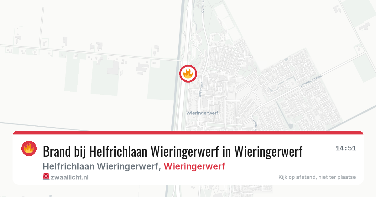 Brand bij Helfrichlaan Wieringerwerf in Wieringerwerf — 2 mei 2026