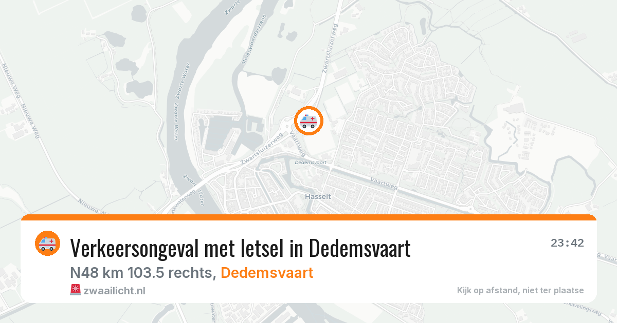 Verkeersongeval met letsel in Dedemsvaart — 29 jan 2026