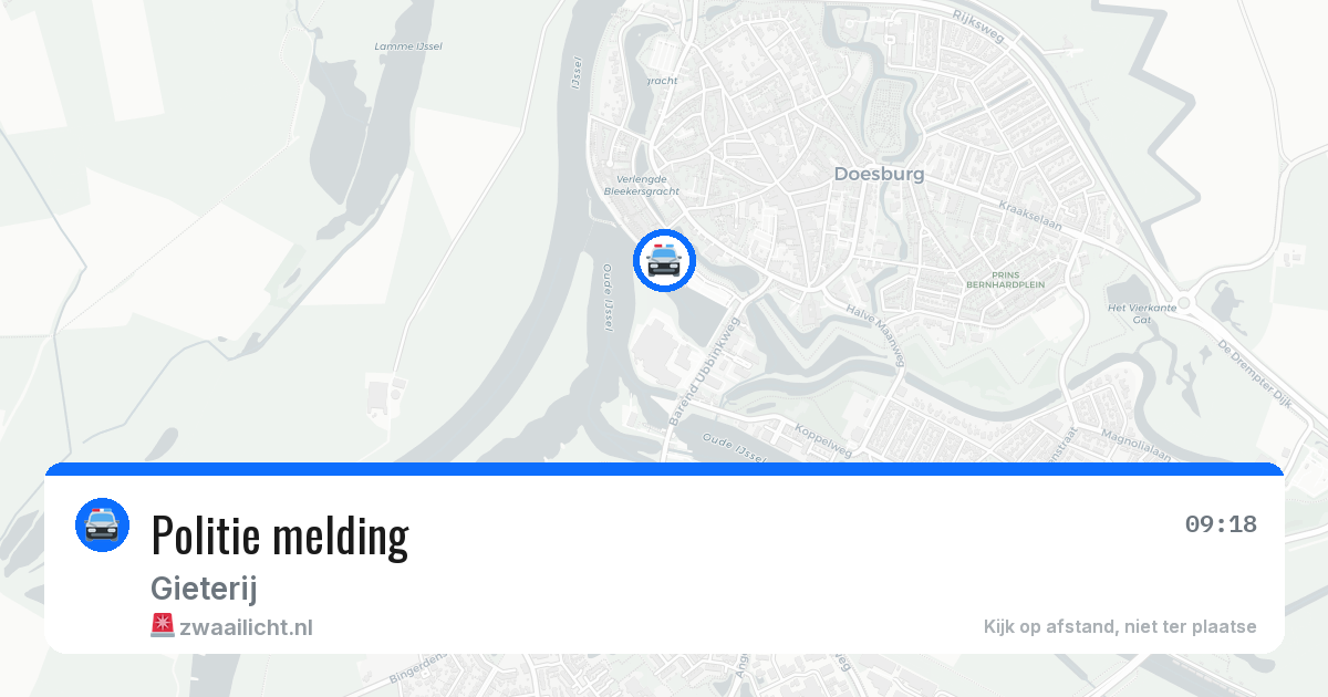 Politie melding — 21 apr 2026