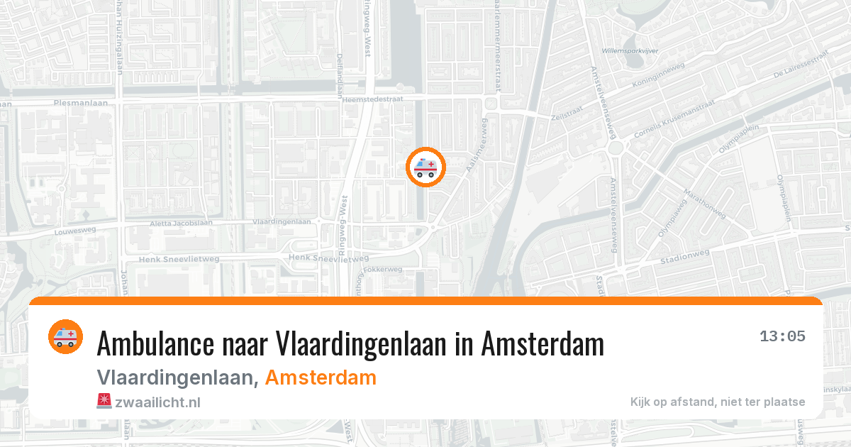 Ambulance naar Vlaardingenlaan in Amsterdam — 30 jan 2026