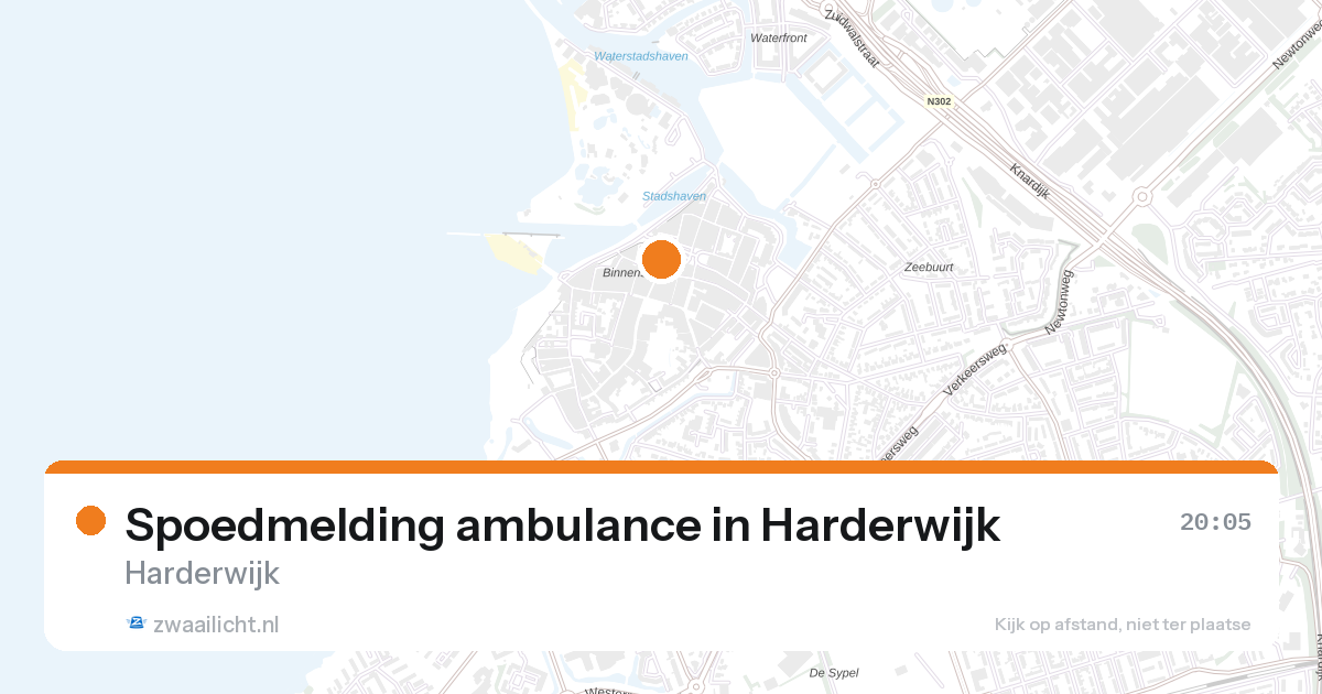 Spoedmelding ambulance in Harderwijk — 31 jan 2026