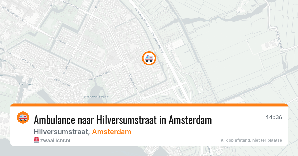 Ambulance naar Hilversumstraat in Amsterdam — 7 mei 2026