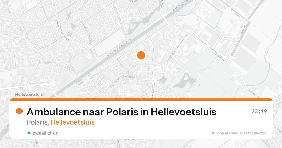 Ambulance naar Polaris in Hellevoetsluis — 5 jul 2026