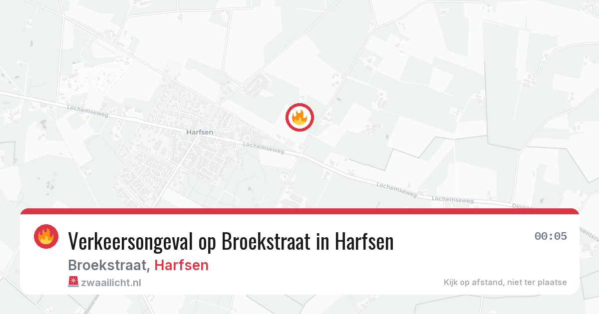 Verkeersongeval op Broekstraat in Harfsen — 5 mei 2026