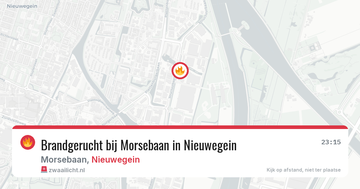 Brandgerucht bij Morsebaan in Nieuwegein — 22 jun 2026