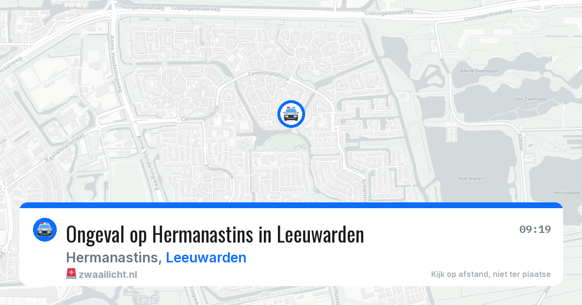 Ongeval op Hermanastins in Leeuwarden — 20 apr 2026