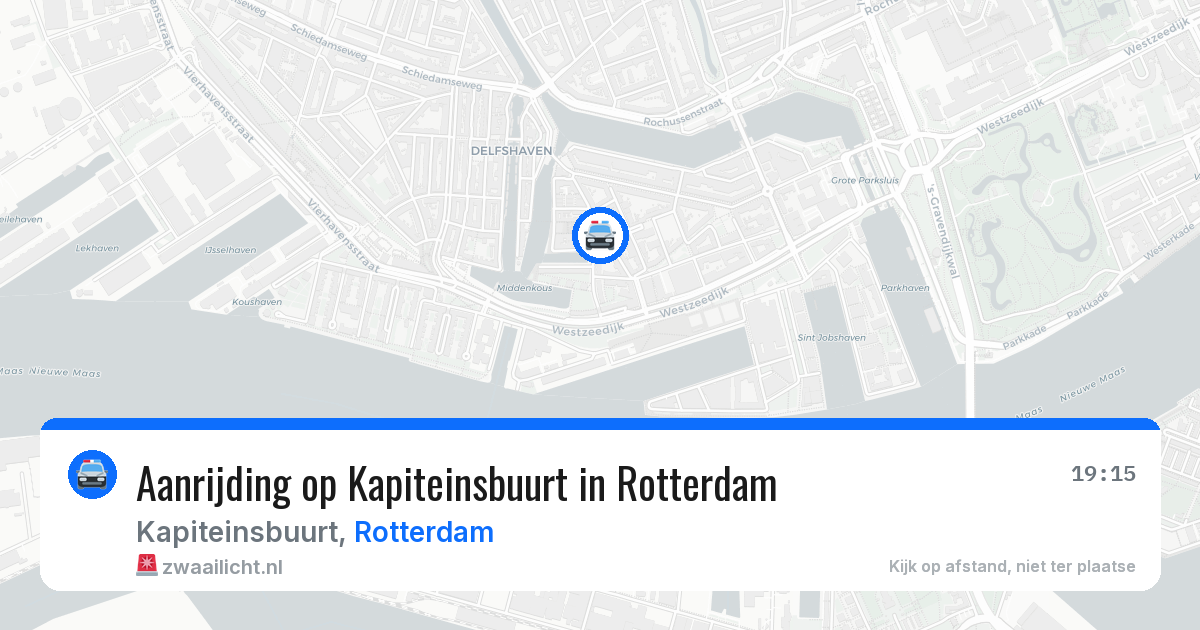 Aanrijding op Kapiteinsbuurt in Rotterdam — 1 jul 2026