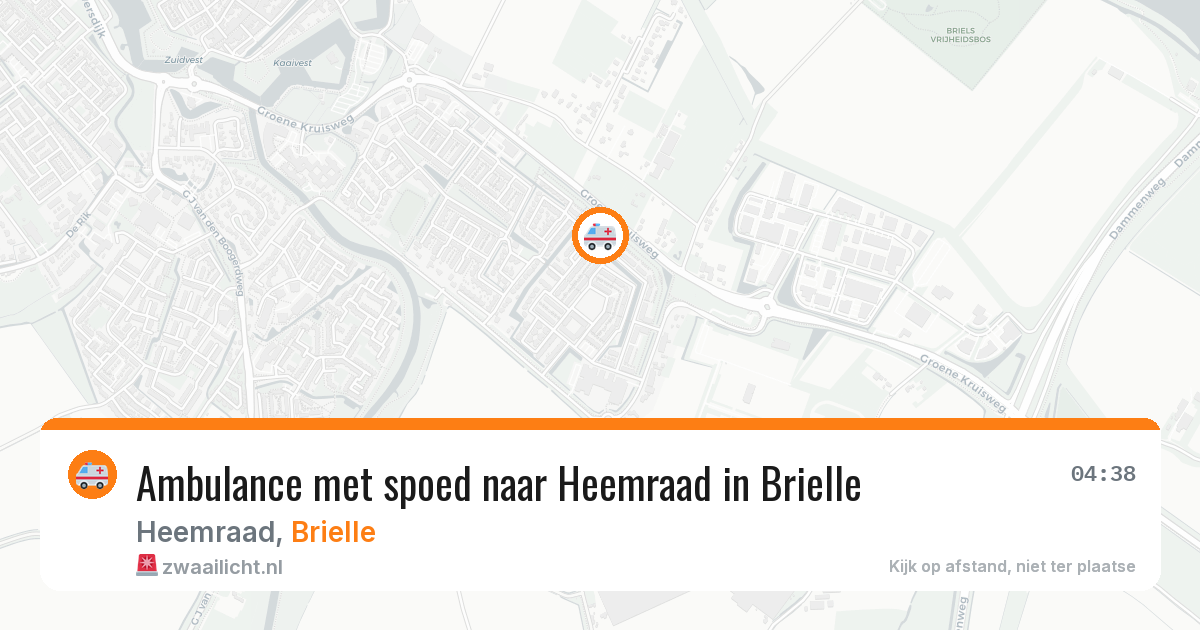 Ambulance met spoed naar Heemraad in Brielle — 17 jun 2026