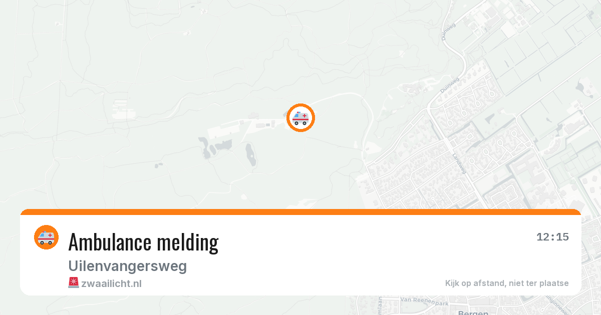Ambulance melding — 24 jun 2026