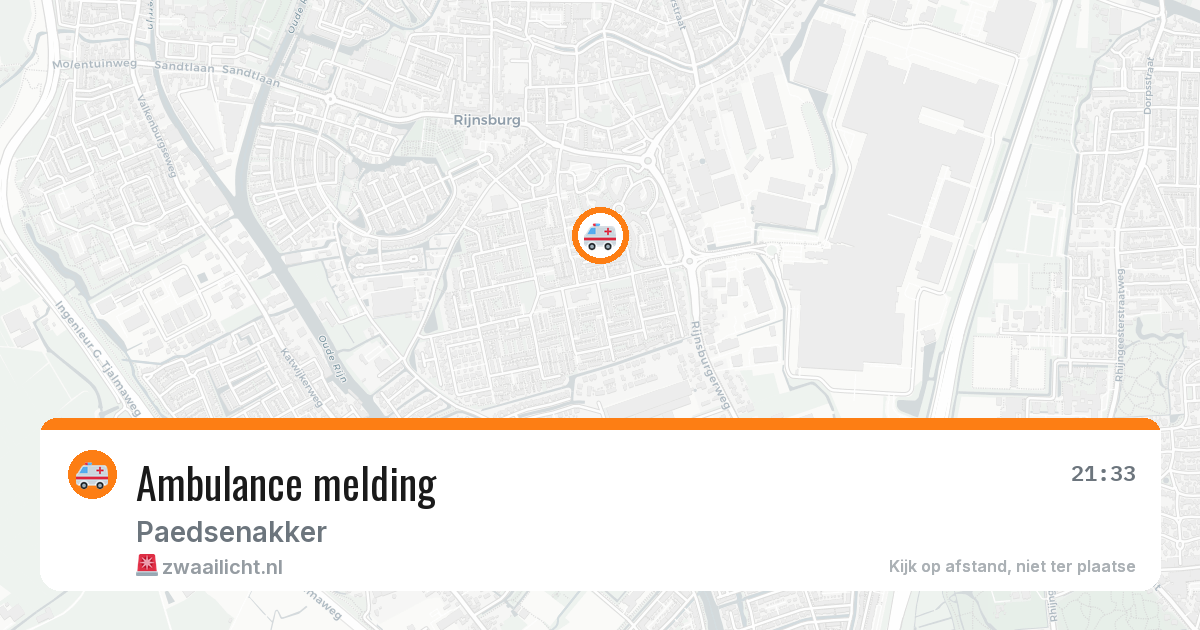 Ambulance melding — 8 feb 2026