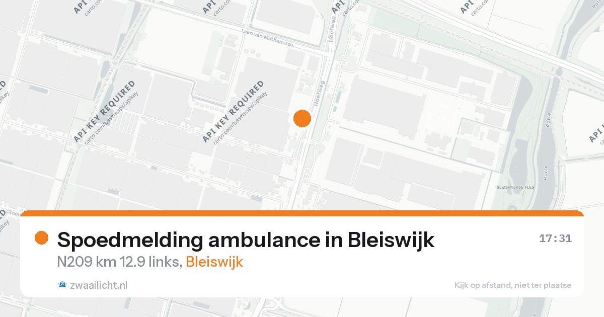 Spoedmelding ambulance in Bleiswijk — 26 aug 2026