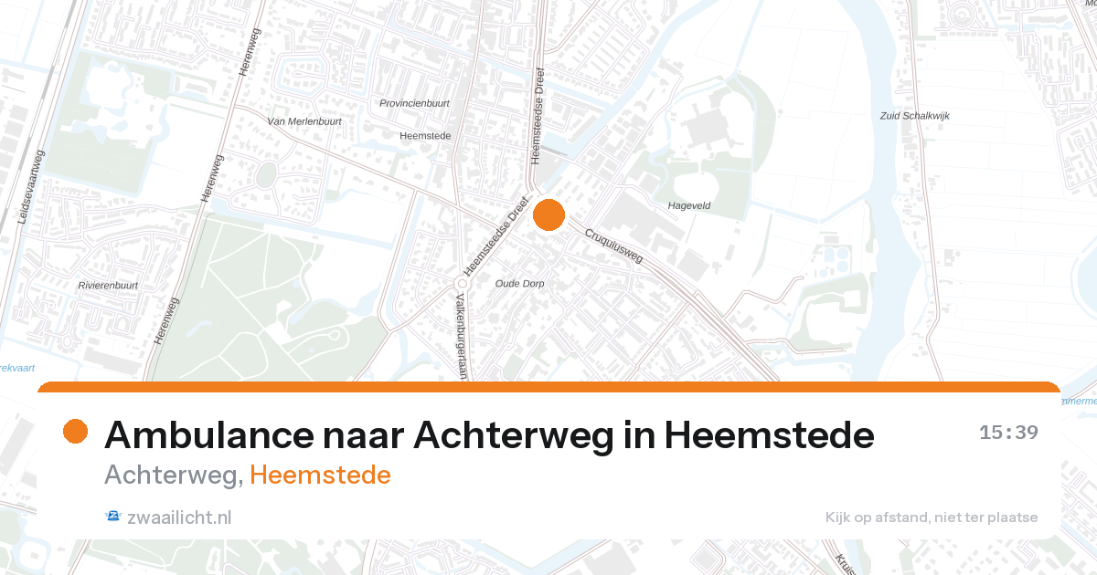Ambulance naar Achterweg in Heemstede — 10 jun 2026