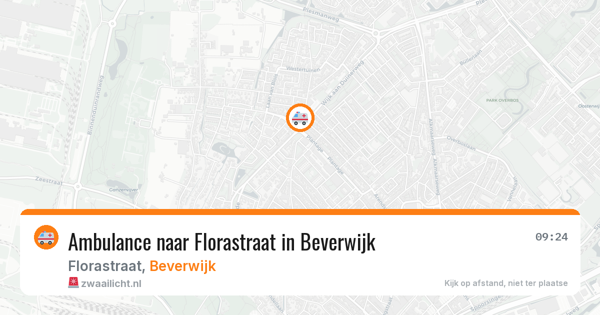Ambulance naar Florastraat in Beverwijk — 2 mrt 2026