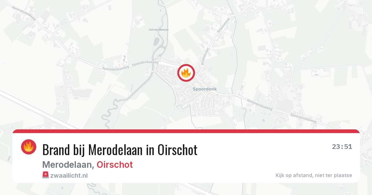 Brand bij Merodelaan in Oirschot — 28 jun 2026
