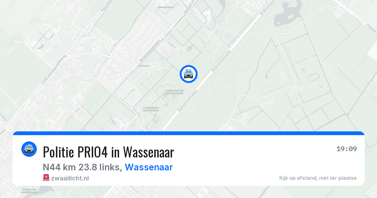 Politie PRIO4 in Wassenaar — 13 aug 2026 | 🚨 Zwaailicht.nl