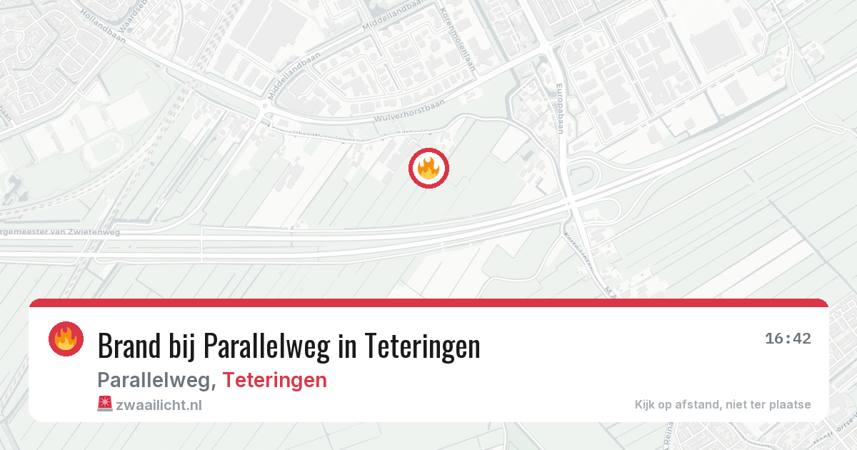 Brand bij Parallelweg in Teteringen — 3 jul 2026