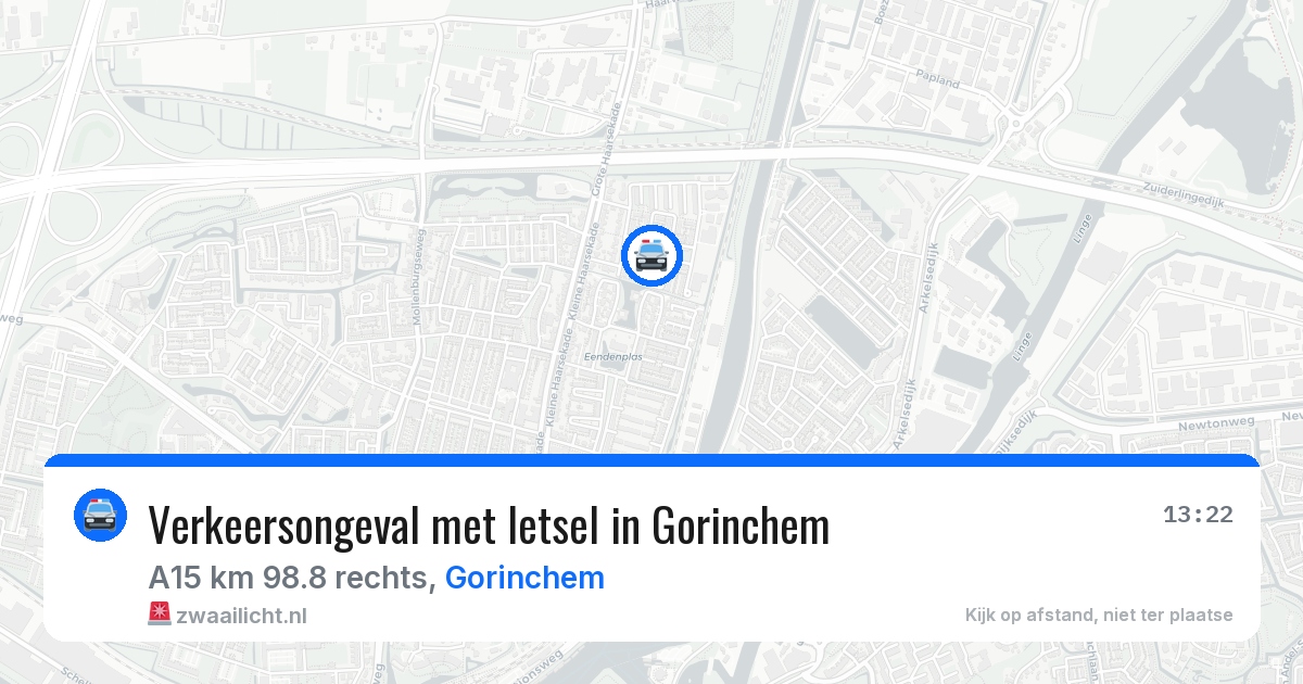 Verkeersongeval met letsel in Gorinchem — 4 jun 2026