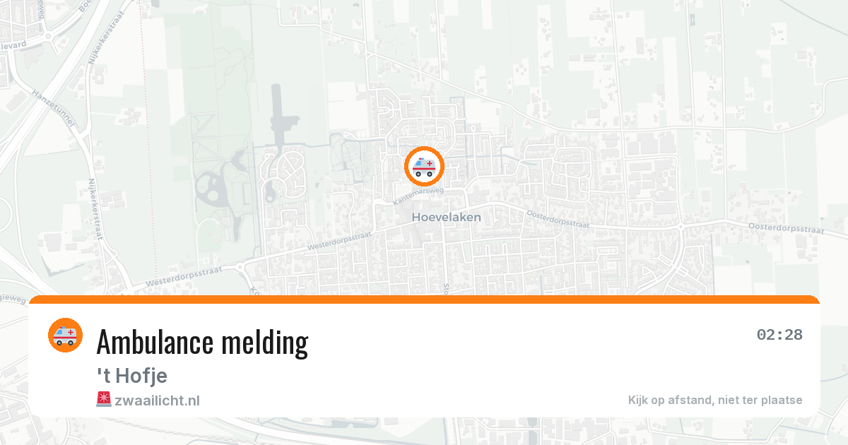 Ambulance melding — 11 feb 2026