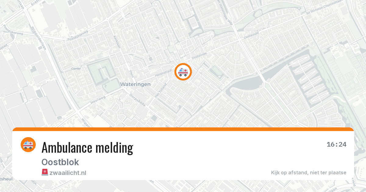 Ambulance melding — 2 aug 2026