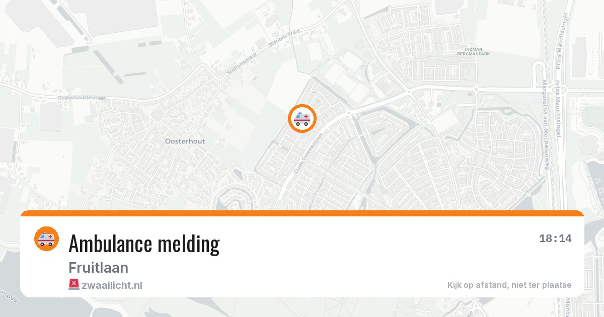 Ambulance melding — 27 mei 2026
