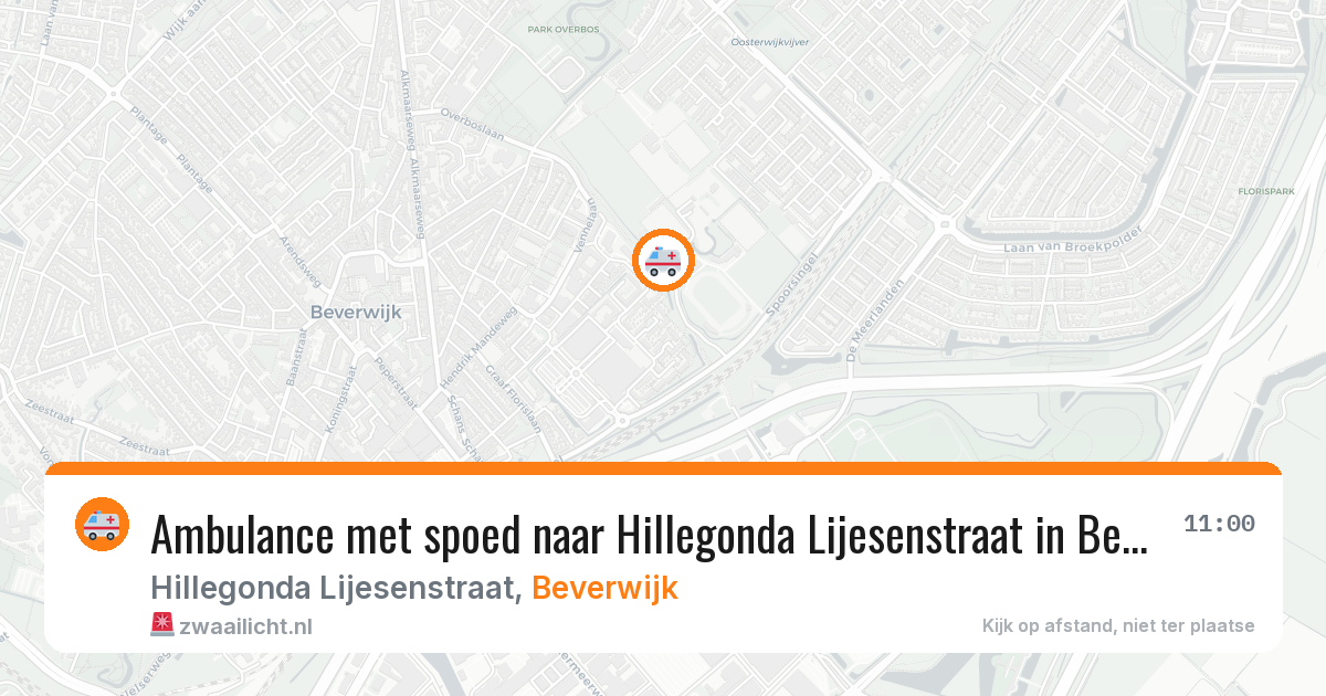 Ambulance met spoed naar Hillegonda Lijesenstraat in Beverwijk — 15 feb 2026