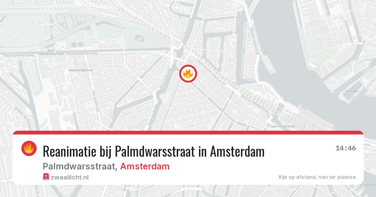 Reanimatie bij Palmdwarsstraat in Amsterdam — 2 mrt 2026