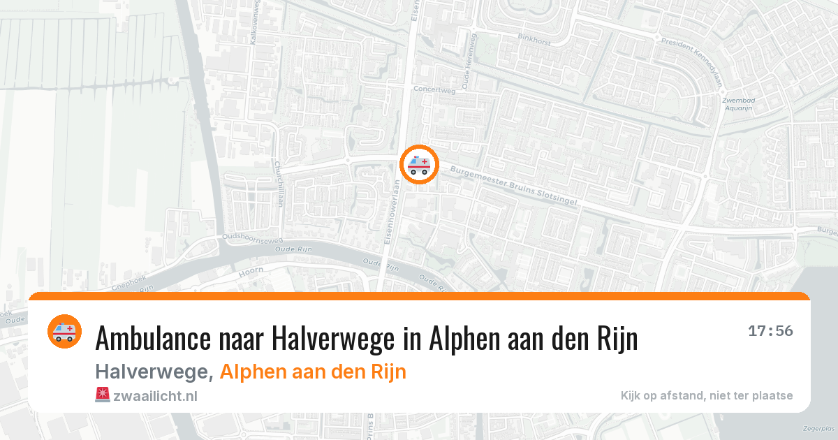 Ambulance naar Halverwege in Alphen aan den Rijn — 29 jan 2026